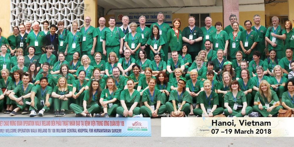 Operation Walk Ireland trip to Hanoi, Vietnam 2018